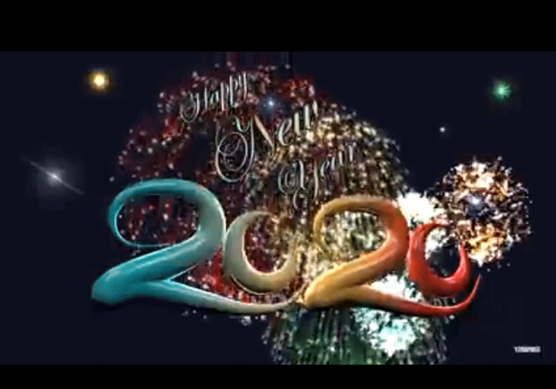 سال میلادی 2020 شاد باد