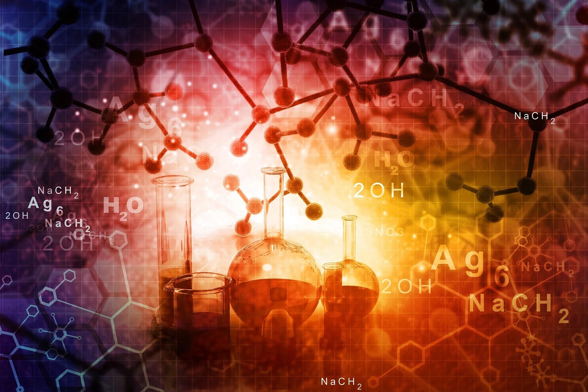 Abstract Chemistry Molecule