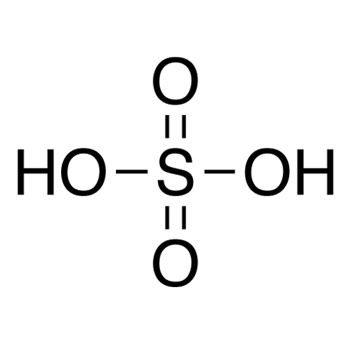 فرمول شیمیایی سولفوریک اسید Sulfuric Acid 500x500